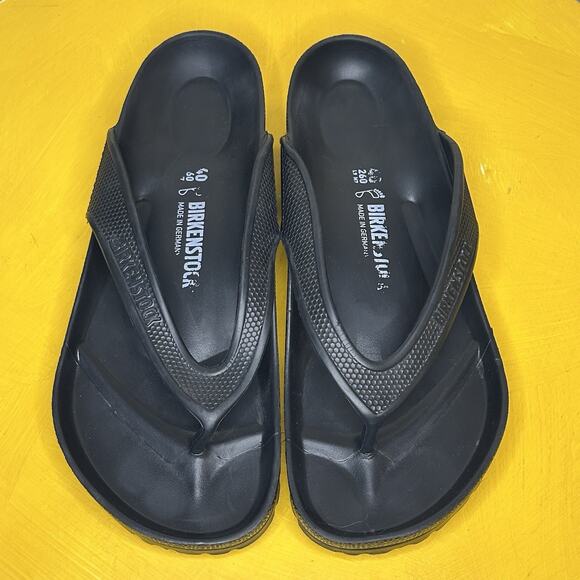 Birkenstock HONOLULU Black EVA Open Toe Sandals Size 40 Men 7 Women 9 - Picture 3 of 7